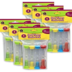 Educators Resource Teacher Created Resources Colorful Sand Timers Set - 24-Pack* Clay, Dough & Sand Art