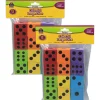 Educators Resource Teacher Created Resources Vibrant Foam Dice - Educational Math Game Set - Multi-Colored 24 Pack* Dice, Roll & Write Games