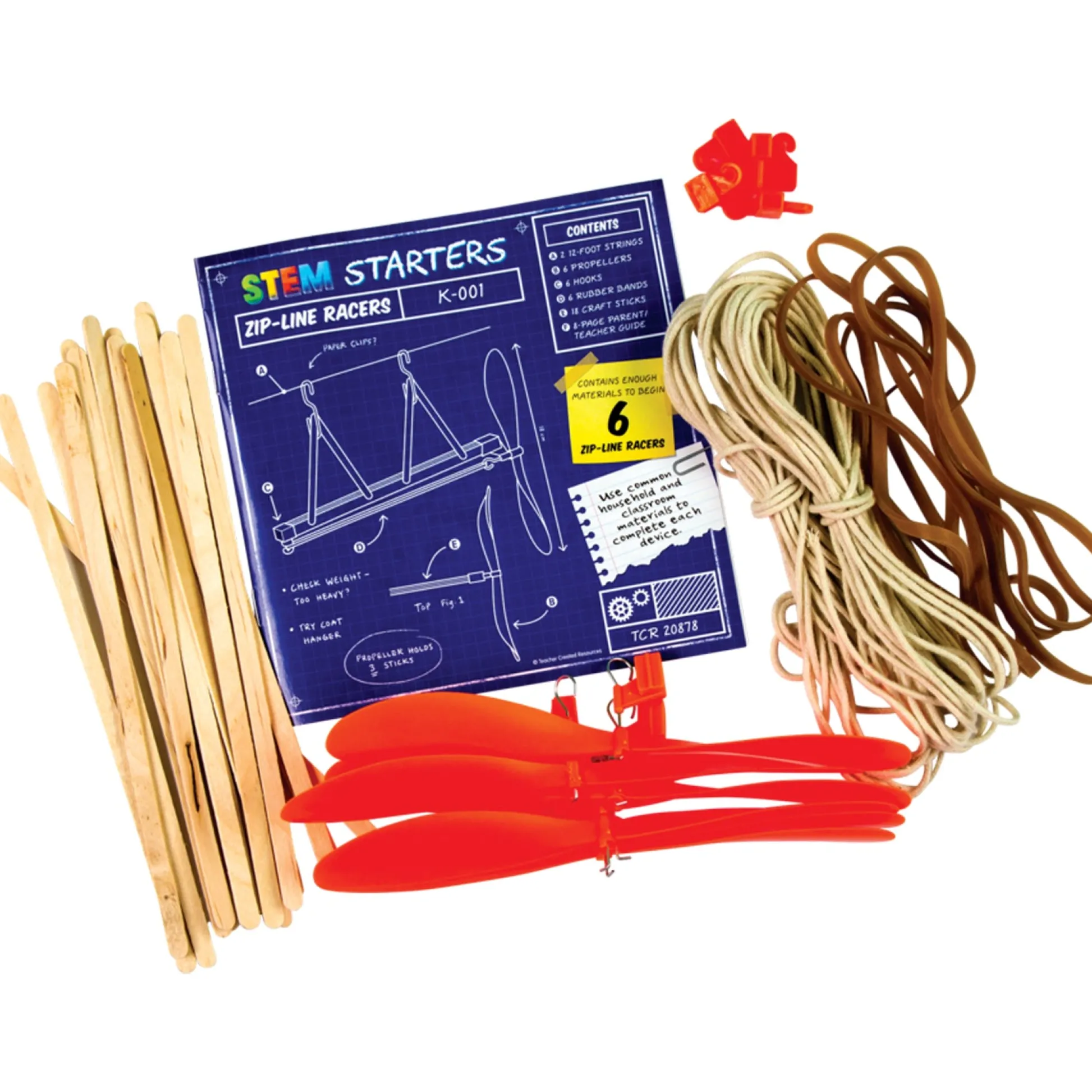 Educators Resource Teacher Created Resources Zip-Line Racer STEM Starter Kit - Educational Science Toy* Engineering Toys