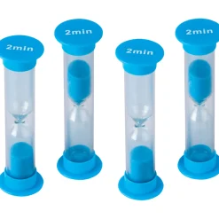 Educators Resource Teacher Created Resources 2-Minute Blue Sand Timers Set - 24 Pack* Math Toys|Math, Counting & Time