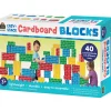 Educators Resource Teacher Created Resources Vibrant Easy-Stack Cardboard Blocks - 40 Piece Set* Wood & Jumbo Blocks