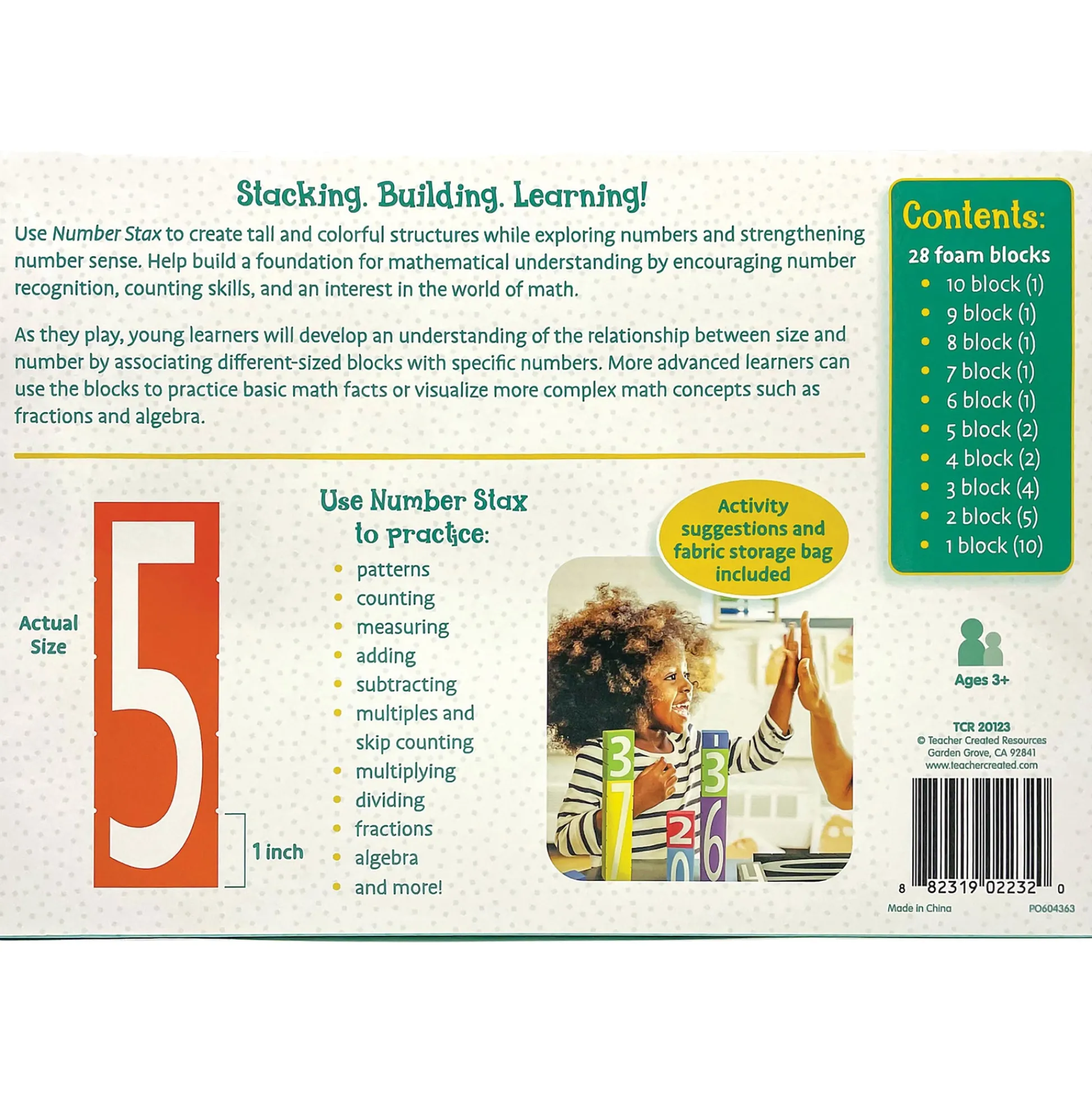 Educators Resource Teacher Created Resources Number Stax - Educational Foam Number Blocks* Preschool Education Toys & Activities