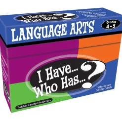 Educators Resource Teacher Created Resources I Have, Who Has Language Arts Game - Grades 4-5* Card Games