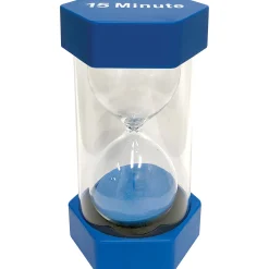 Educators Resource Teacher Created Resources Large 15-Minute Sand Timer with Blue Sand* Math Toys|Math, Counting & Time