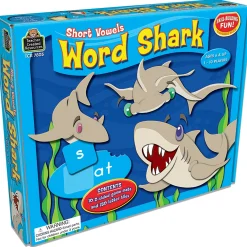 Educators Resource Teacher Created Resources Word Shark - Short Vowels Game* Role-Playing Games|Board Games
