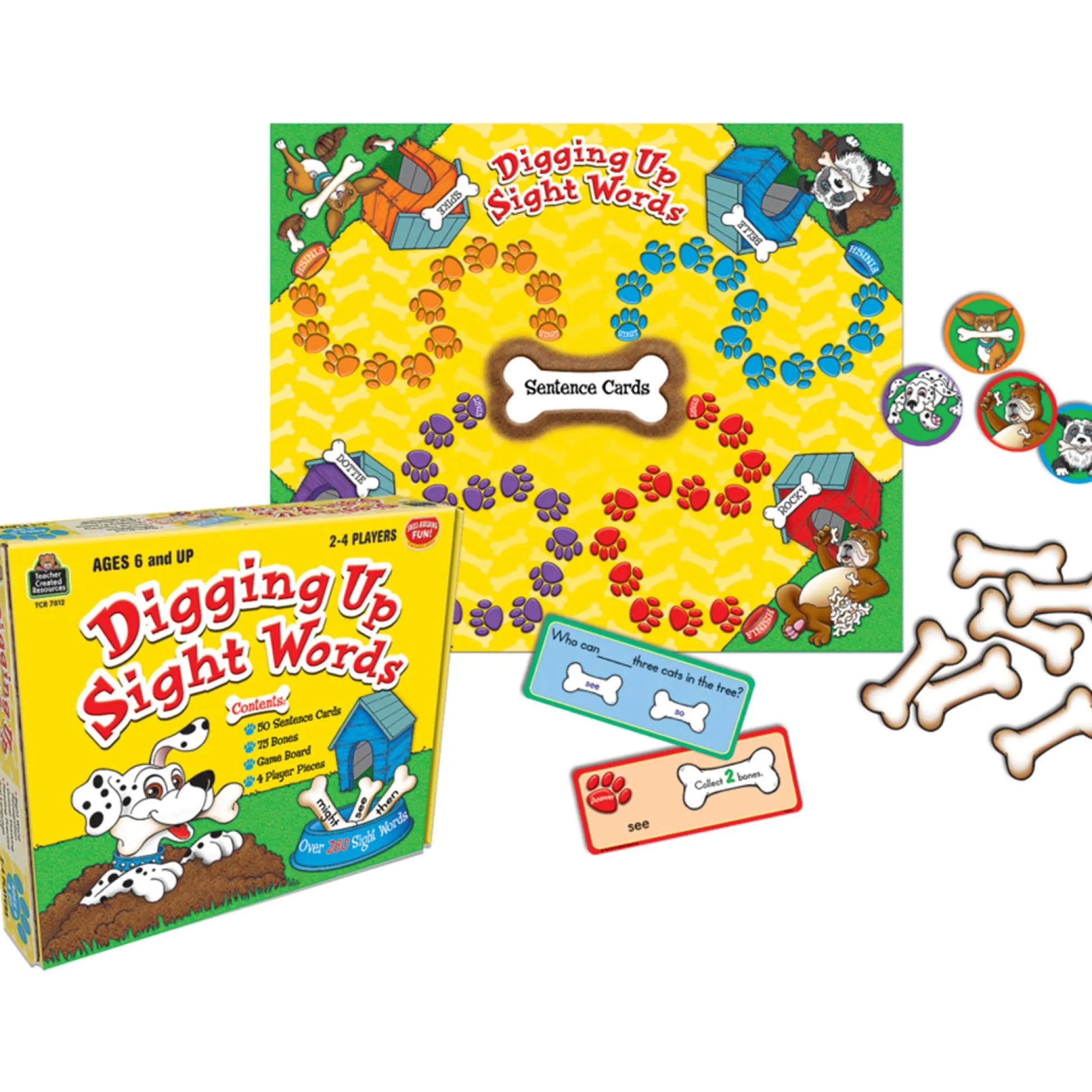 Educators Resource Teacher Created Resources Digging Up Sight Words Game* Role-Playing Games|Board Games