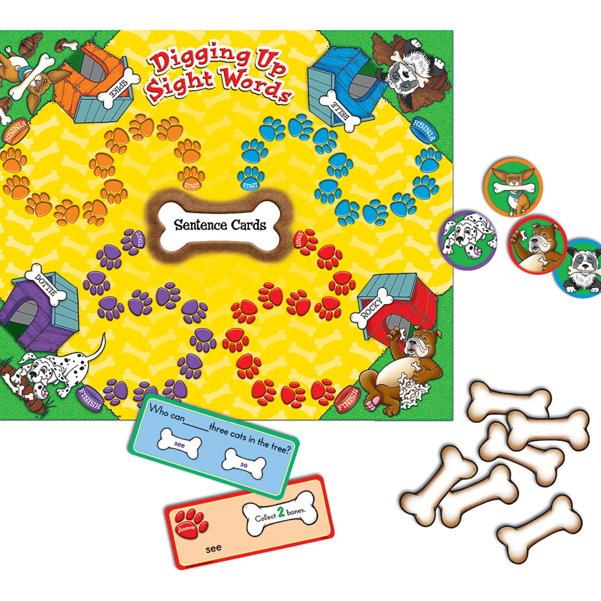 Educators Resource Teacher Created Resources Digging Up Sight Words Game* Role-Playing Games|Board Games