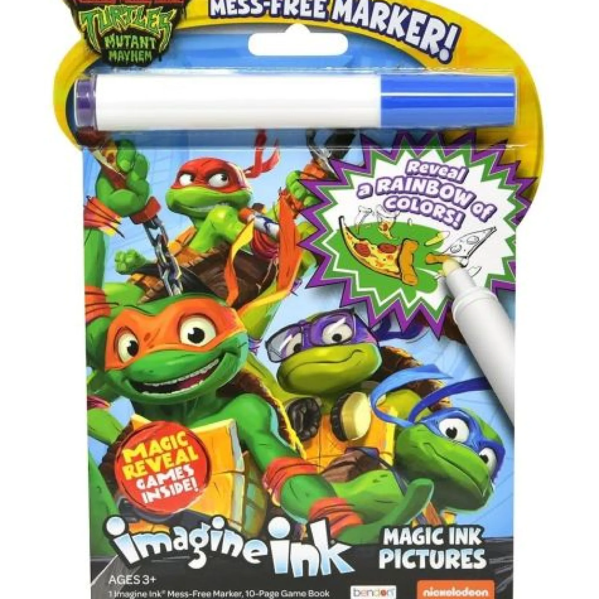 Calendar Holdings, LLC Teenage Mutant Ninja Turtles Imagine Ink Mess-Free Magic Marker and Book*Kids Kids Books|Drawing, Color & Painting