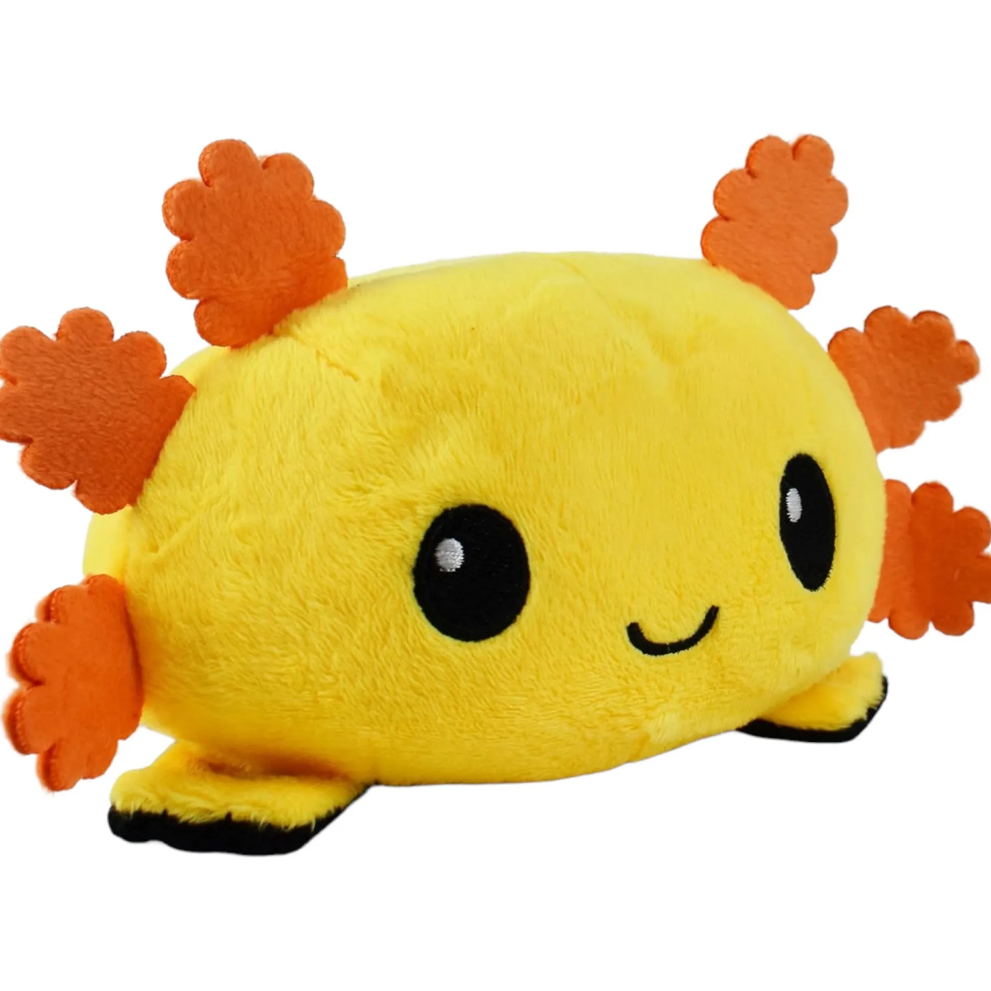 Calendar Holdings, LLC TeeTurtle Reversible Axolotl Plushie - Dual Mood Yellow and Black* Social & Emotional Skills|Stuffed Animals