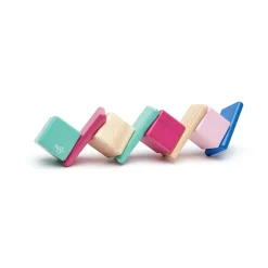 Educators Resource Tegu Magnetic Wooden Blocks, 8-Piece Pocket Pouch - Blossom* Magnetic Tiles & Building Sets