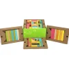 Educators Resource Tegu Magnetic Wooden Blocks, 90-Piece Classroom Kit, Tints* Magnetic Tiles & Building Sets