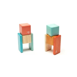 Educators Resource Tegu Magnetic Wooden Blocks, 8-Piece Pocket Pouch - Sunset* Magnetic Tiles & Building Sets