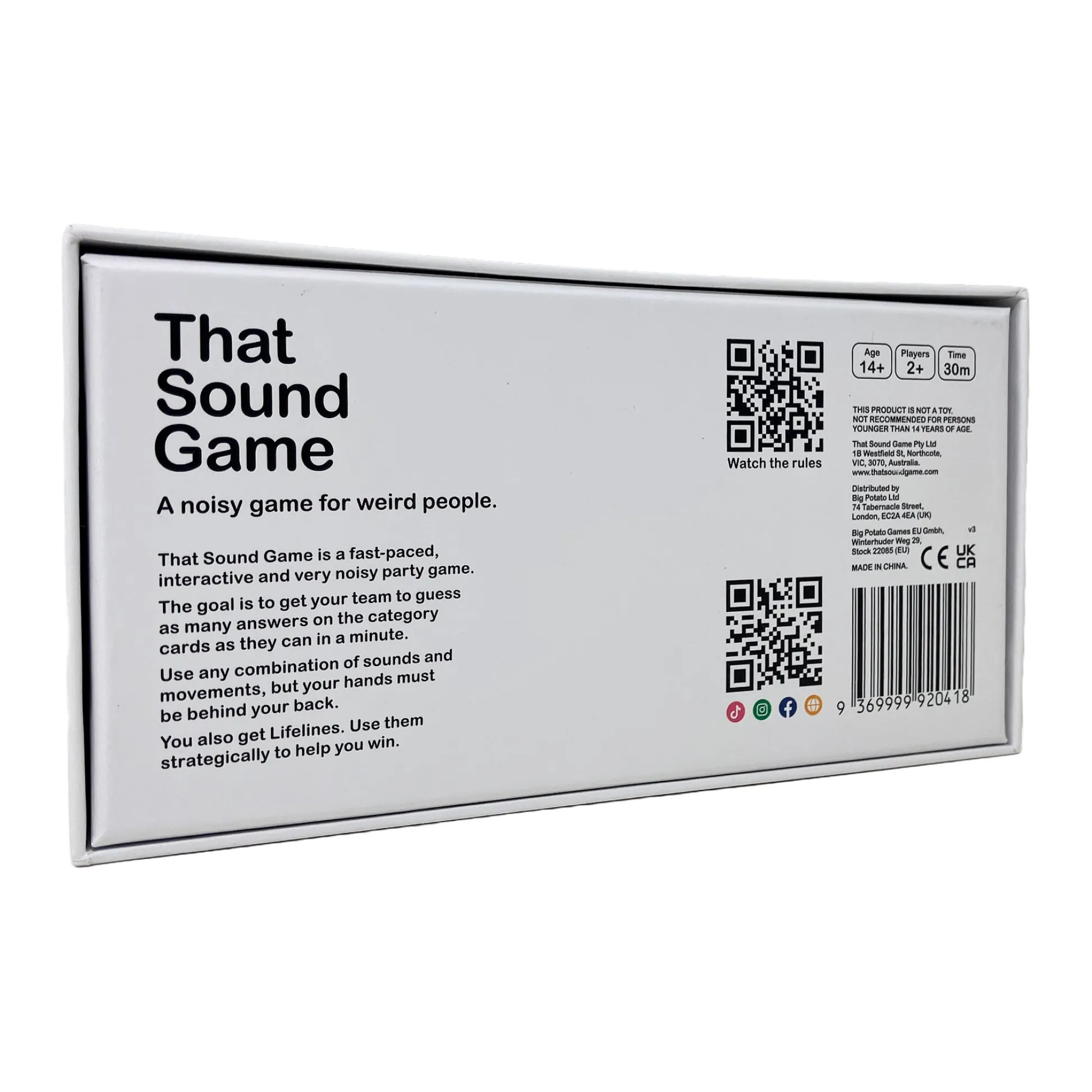 AreYouGame That Sound Game Uncuffed Pack Edition Party Game* Family & Entertainments Games