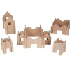 Educators Resource The Freckled Frog Happy Architect - Natural 28-Piece Wooden Building Set* Wood & Jumbo Blocks