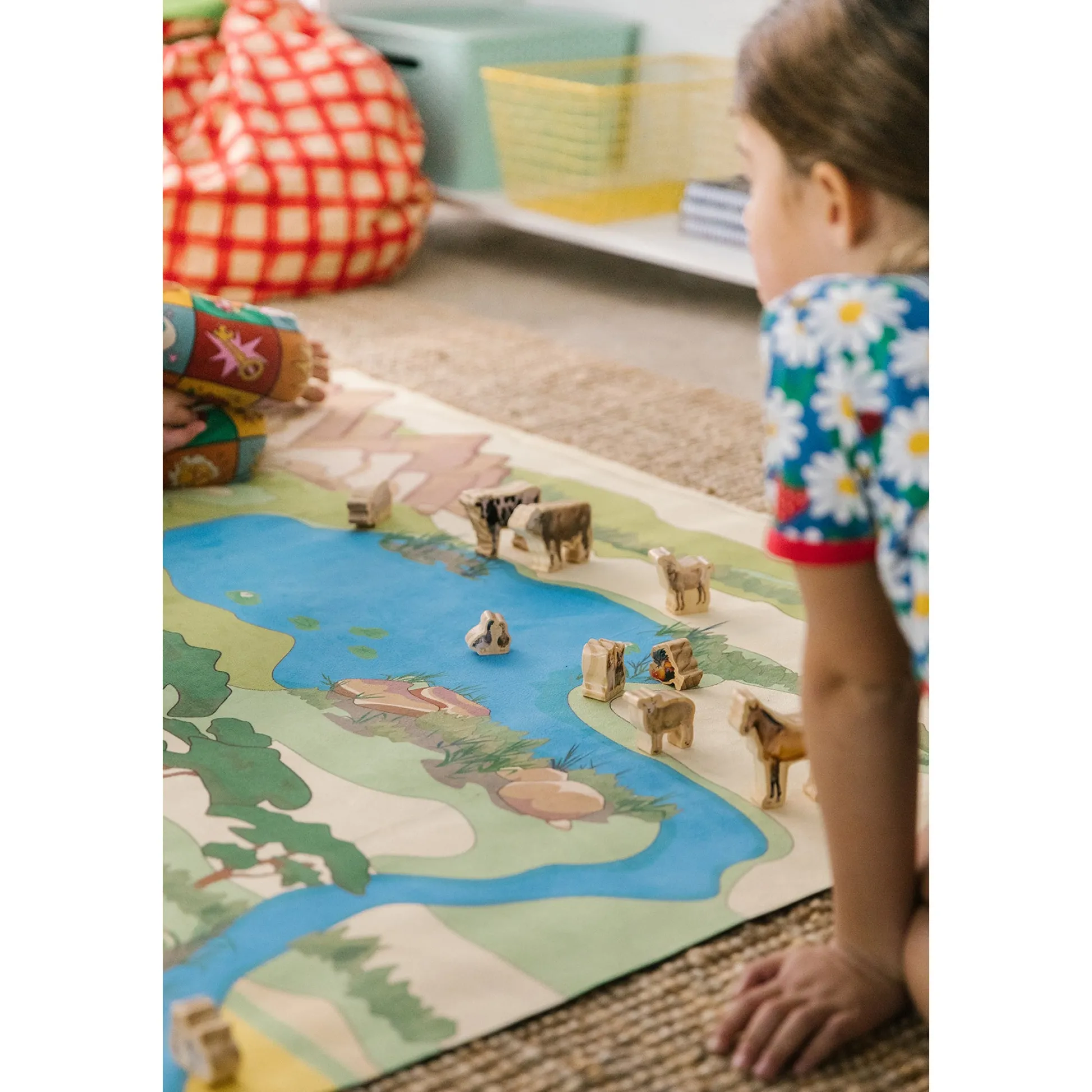 Educators Resource The Freckled Frog Wilderness Adventure Play Mat* Preschool Vehicles|Preschool Education Toys & Activities