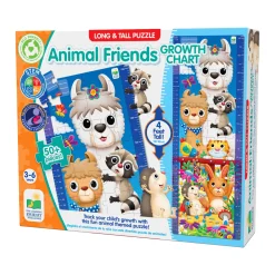 AreYouGame The Learning Journey Long & Tall Animal Friends Growth Chart Puzzle - 50+ pc* Puzzles