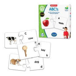 AreYouGame The Learning Journey Match It! - ABC's Puzzle Building Set* Preschool Education Toys & Activities|Puzzles