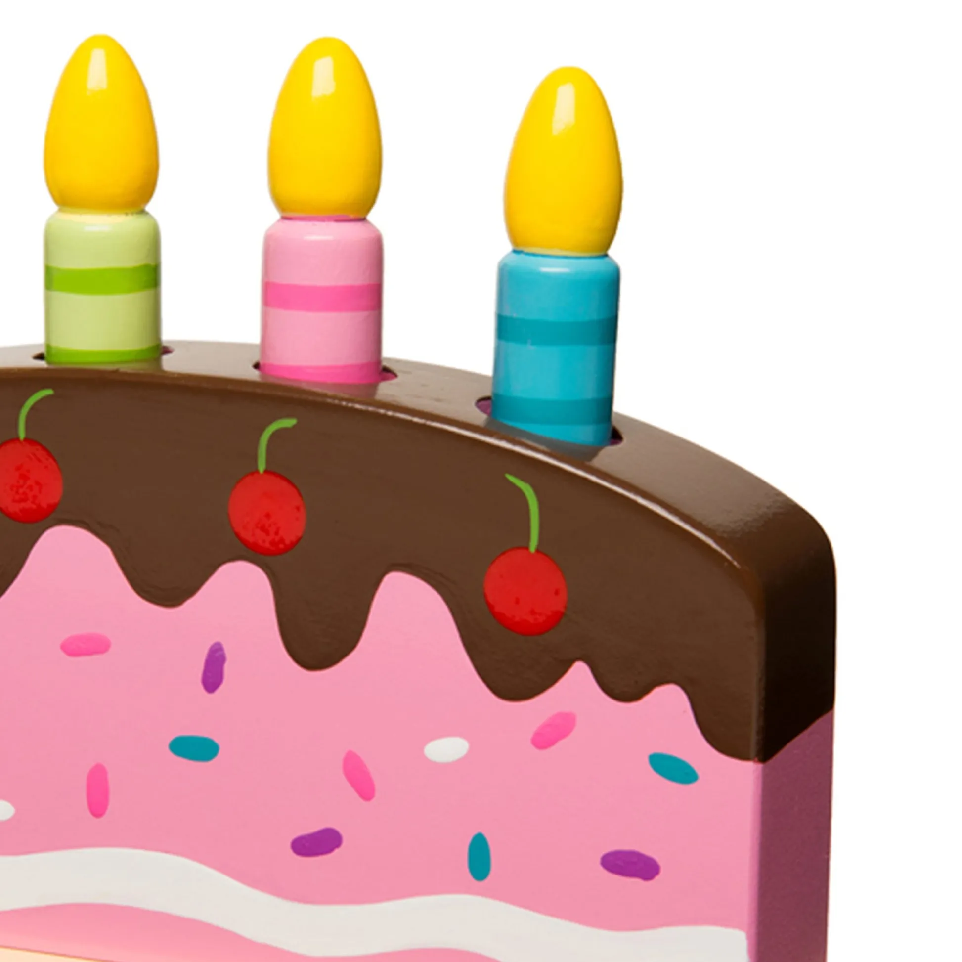 Educators Resource The Original Toy Company Wooden Pop Up Birthday Cake – Multicolor* Preschool Education Toys & Activities