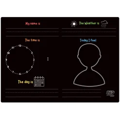 Educators Resource The Pencil Grip Activity Playmat - Reusable Drawing Mat - Pack of 6* Drawing, Color & Painting