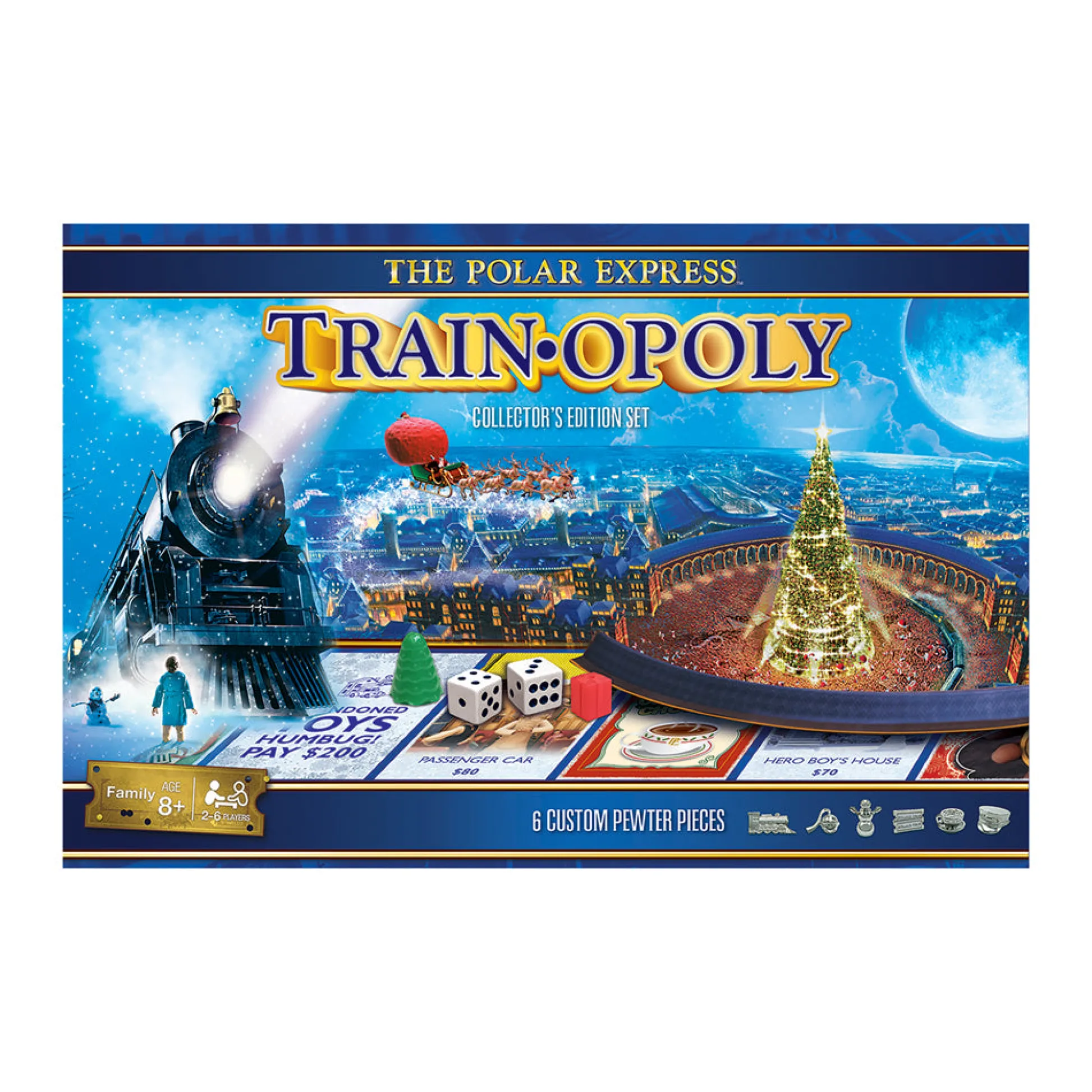 AreYouGame The Polar Express Train-Opoly Collector's Edition Board Game* Board Games|Role-Playing Games