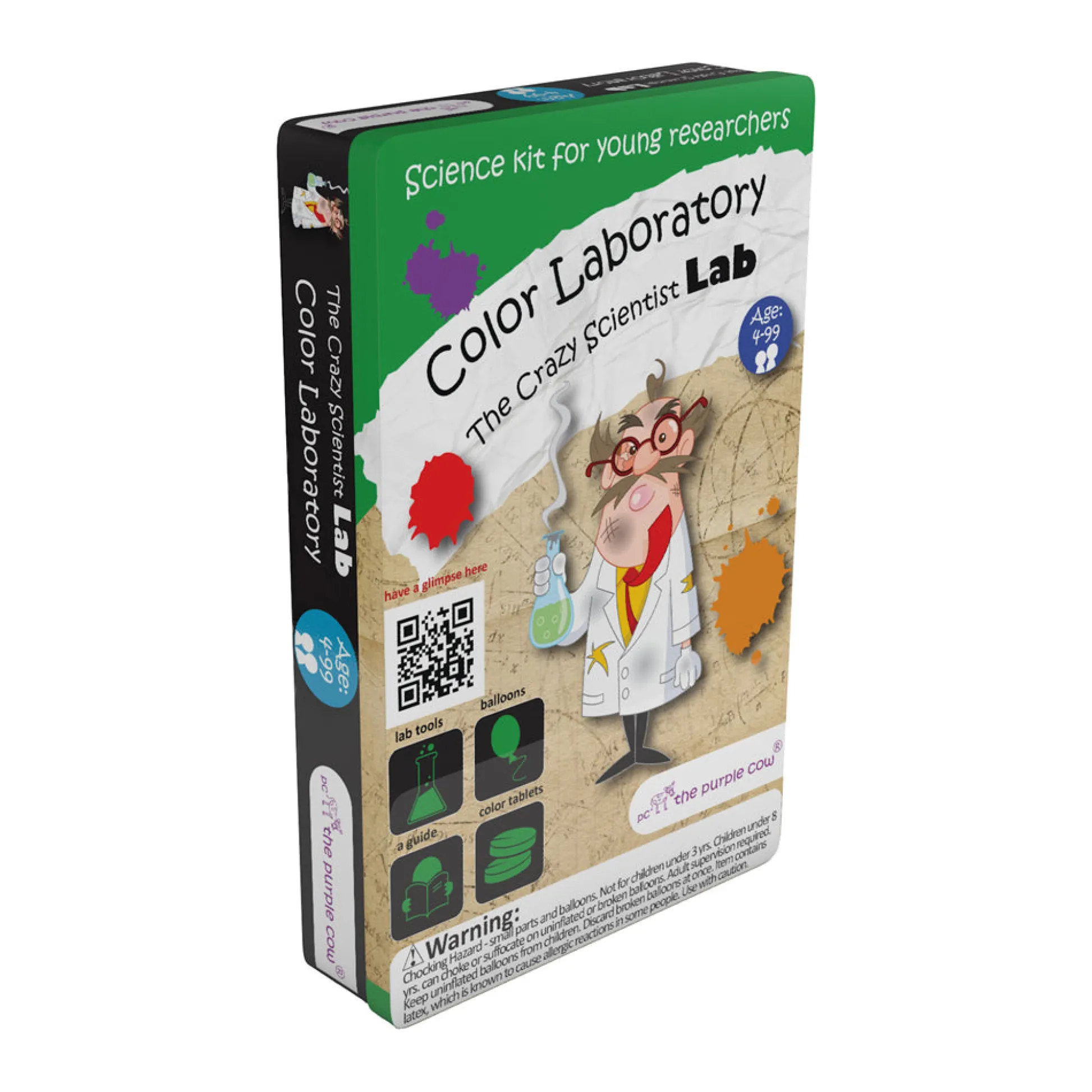AreYouGame The Purple Cow The Crazy Scientist Lab - Color Laboratory Science Kit* Science & Discovery