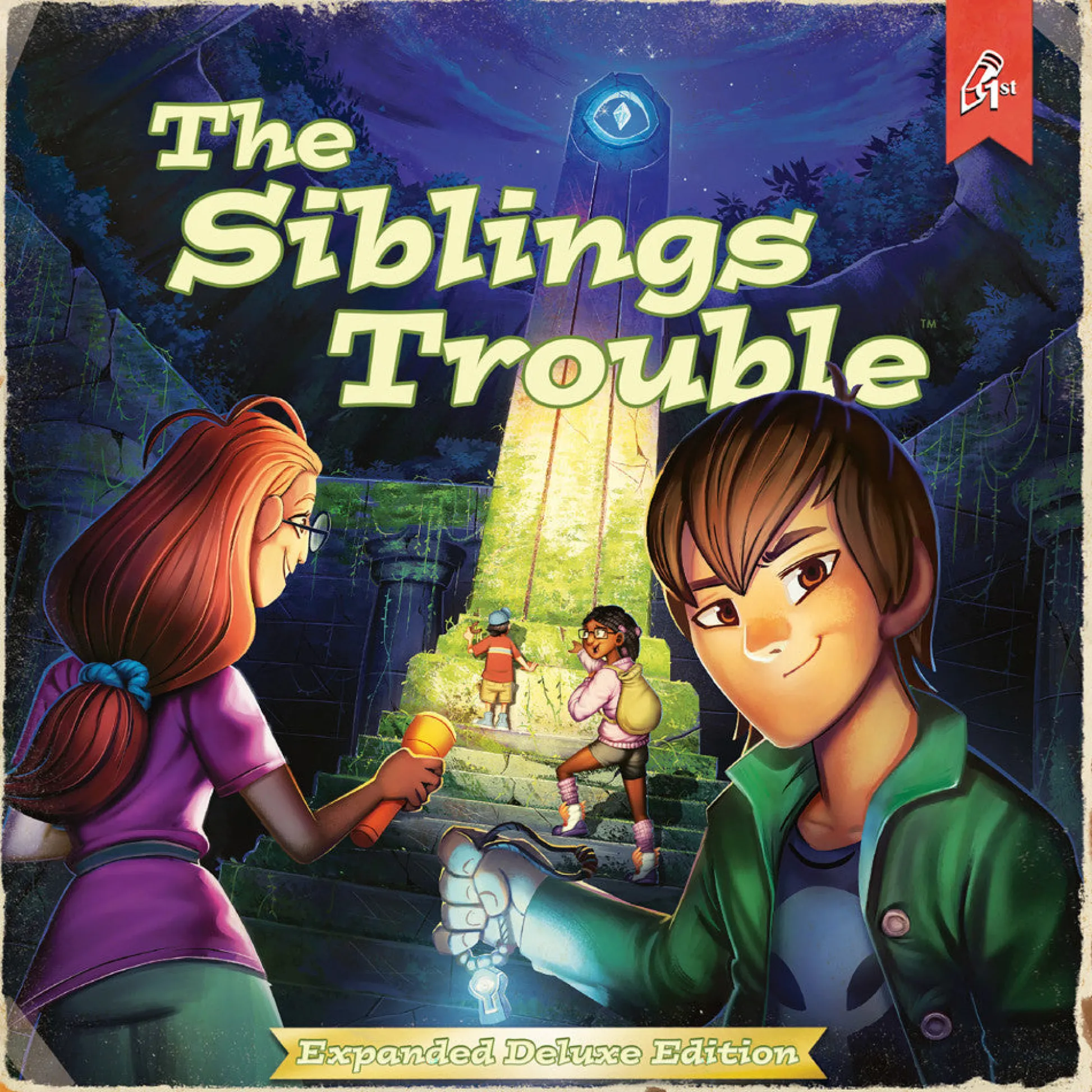 Flat River Group The Siblings Trouble: Expanded Deluxe Edition Cooperative Card Game* Card Games