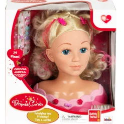 Flat River Group Theo Klein Princess Coralie 11" Hairdressing Head - Little Emma with Styling Accessories* Fashion Dolls|Stuffed Animals & Plush Toys