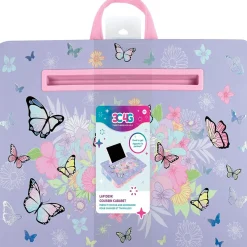 Flat River Group Three Cheers For Girls Vibrant Butterfly Themed Lap Desk - Plush Cushion* Crafts & Activities
