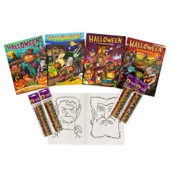 Flat River Group Three Little Twigs: Halloween 8pc Coloring Book & Pencil Bundle, Ages 3+*Kids Kids Books|Drawing, Color & Painting