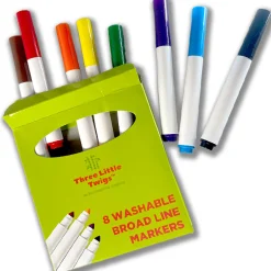 Flat River Group Three Little Twigs Write & Wipe - 8pk Assorted Reusable Educational Books*Kids Kids Books|Drawing, Color & Painting