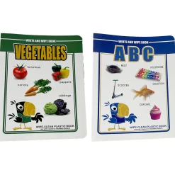 Flat River Group Three Little Twigs Write & Wipe - 8pk Assorted Reusable Educational Books*Kids Kids Books|Drawing, Color & Painting