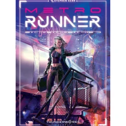Flat River Group Thunderworks Games: Metrorunner - Ultimate Cyberpunk Strategy Board Game* Role-Playing Games|Board Games