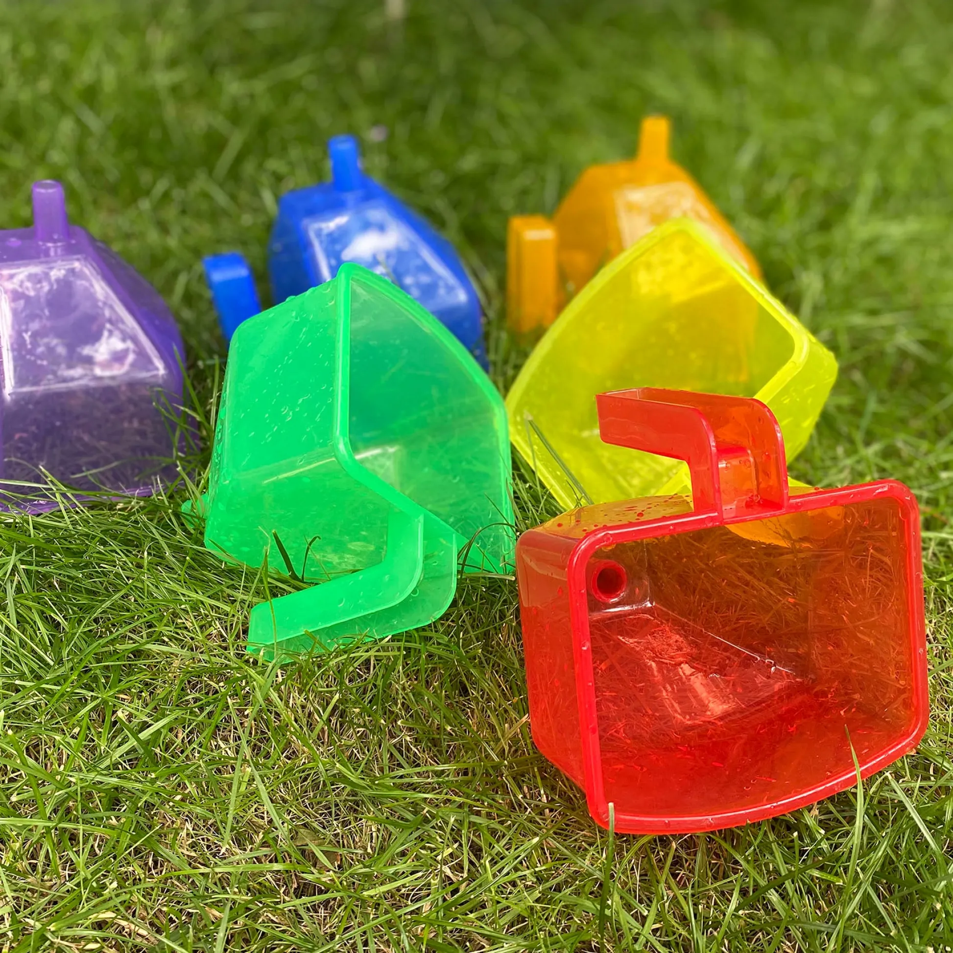 Educators Resource TickiT Colorful Translucent Funnels – Set of 6* Preschool Education Toys & Activities