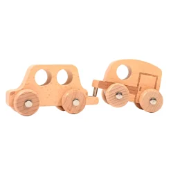 Educators Resource TickiT Natural Wooden Vehicles Set - 12 Piece Playset* Preschool Vehicles|Preschool Education Toys & Activities