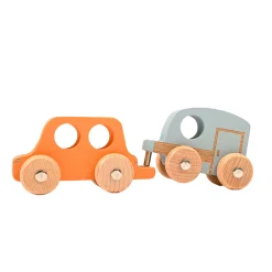 Educators Resource TickiT Rainbow Wooden Vehicles – Colorful Toddler Playset* Preschool Vehicles|Preschool Education Toys & Activities