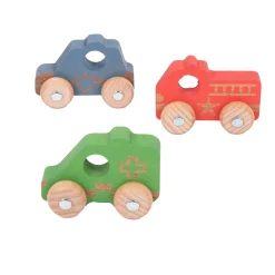Educators Resource TickiT Rainbow Wooden Vehicles – Colorful Toddler Playset* Preschool Vehicles|Preschool Education Toys & Activities