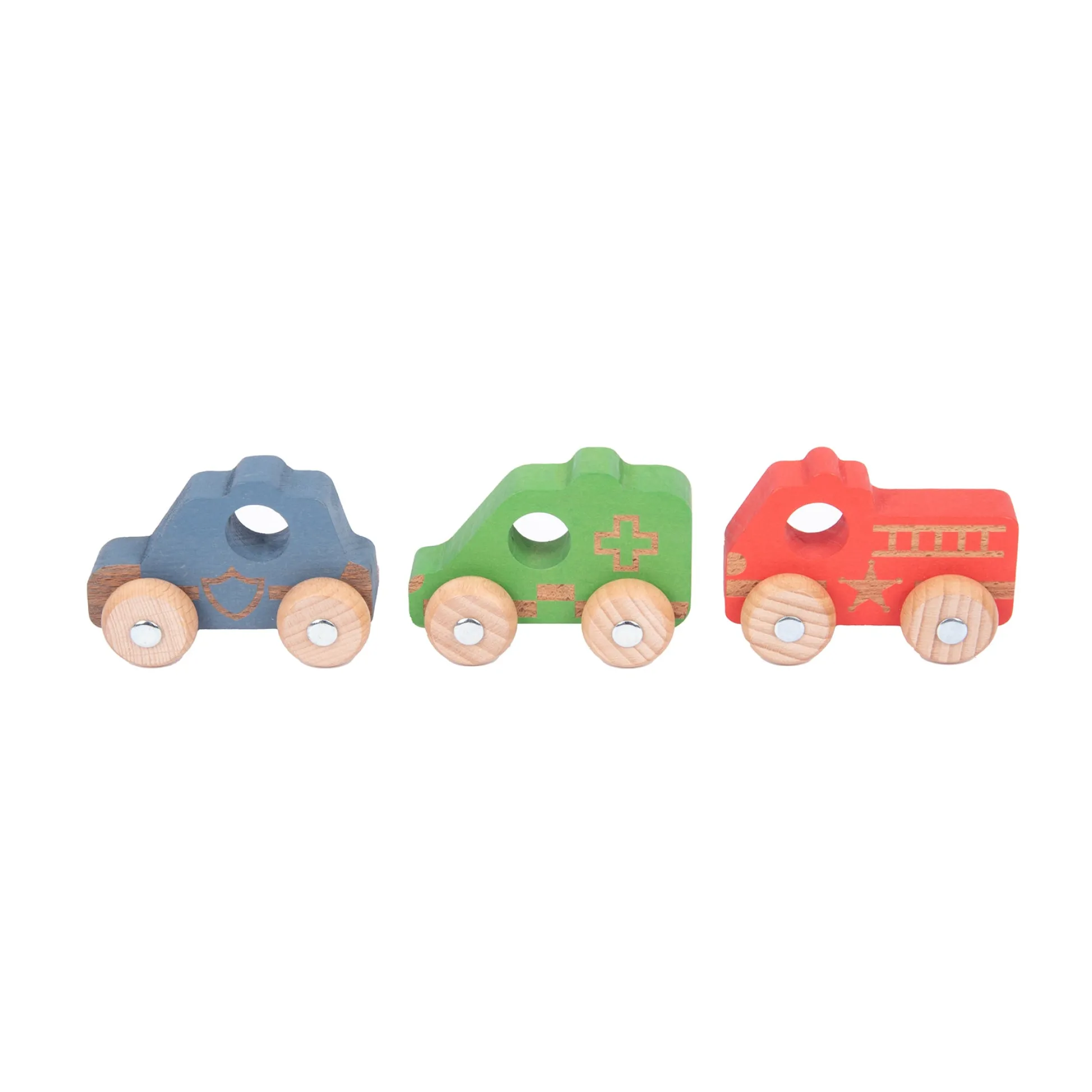 Educators Resource TickiT Rainbow Wooden Vehicles – Colorful Toddler Playset* Preschool Vehicles|Preschool Education Toys & Activities