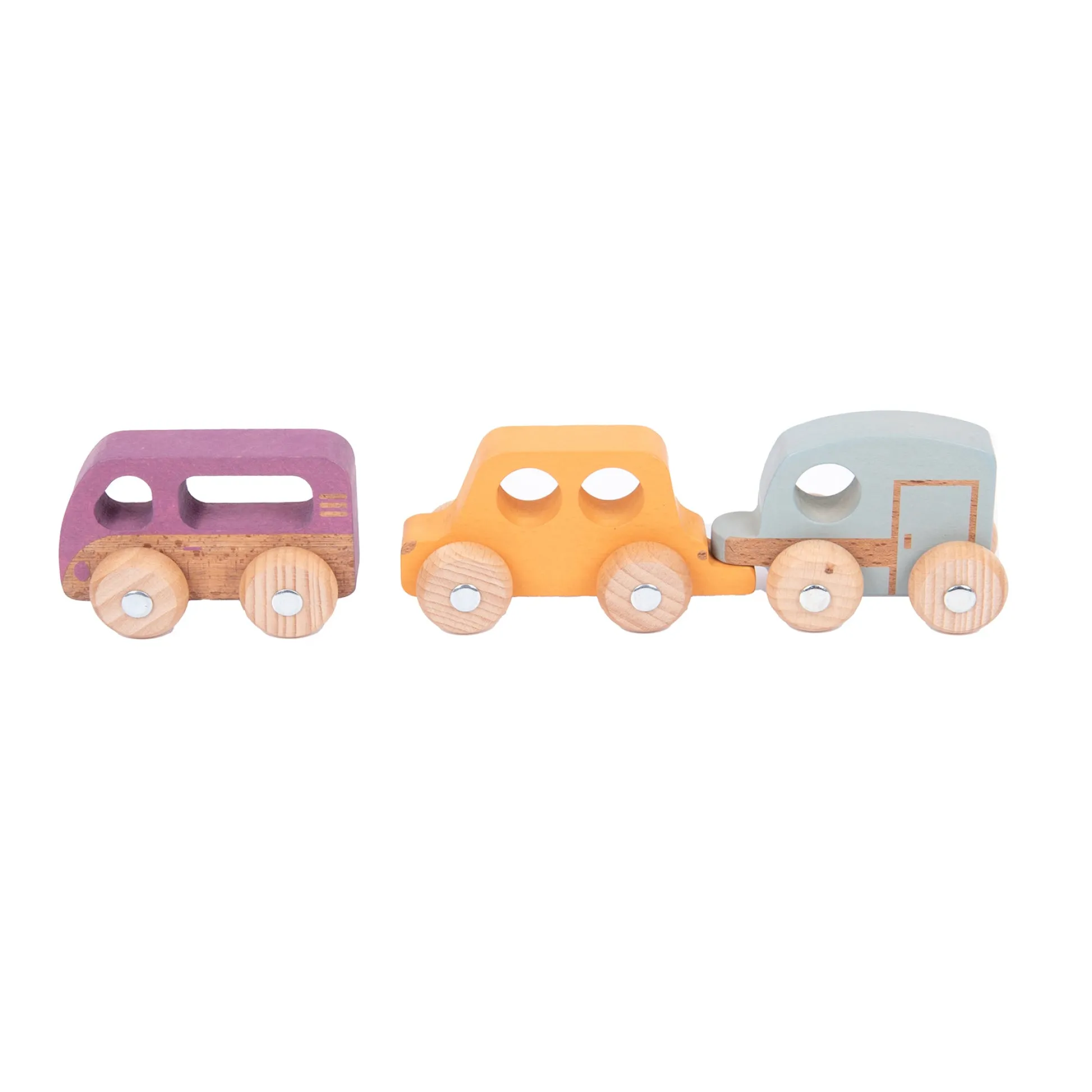 Educators Resource TickiT Rainbow Wooden Vehicles – Colorful Toddler Playset* Preschool Vehicles|Preschool Education Toys & Activities