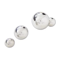 Educators Resource TickiT Sensory Reflective Balls - Set of 4, Silver* Preschool Education Toys & Activities
