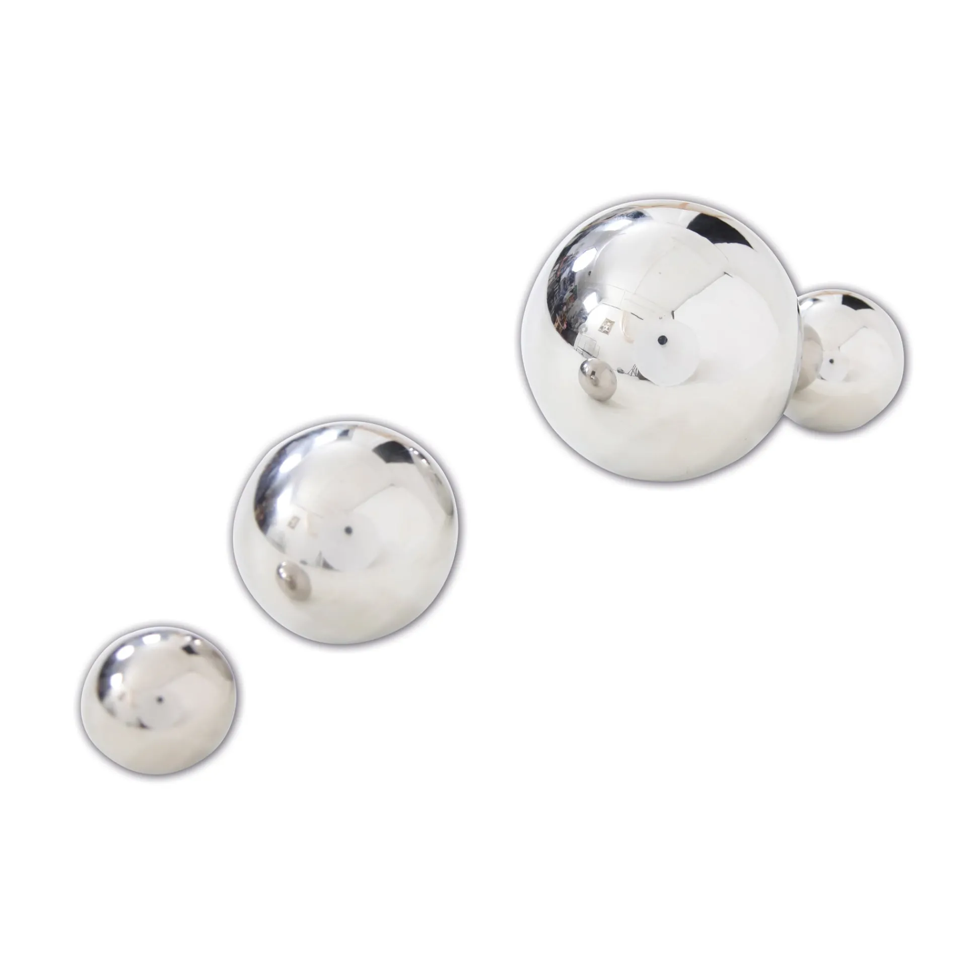 Educators Resource TickiT Sensory Reflective Balls - Set of 4, Silver* Preschool Education Toys & Activities
