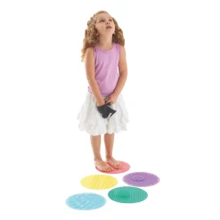Educators Resource TickiT SiliShapes Sensory Circles - 10 Piece Tactile Texture Set* Preschool Education Toys & Activities
