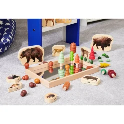 Educators Resource TickiT Small Wooden Mirror Tray - Reflective Learning Adventure* Preschool Education Toys & Activities