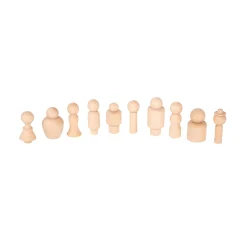Educators Resource TickiT Wooden Community Figures - Set of 10 - Creative Play for Toddlers* Preschool Figures & Playsets|Preschool Education Toys & Activities