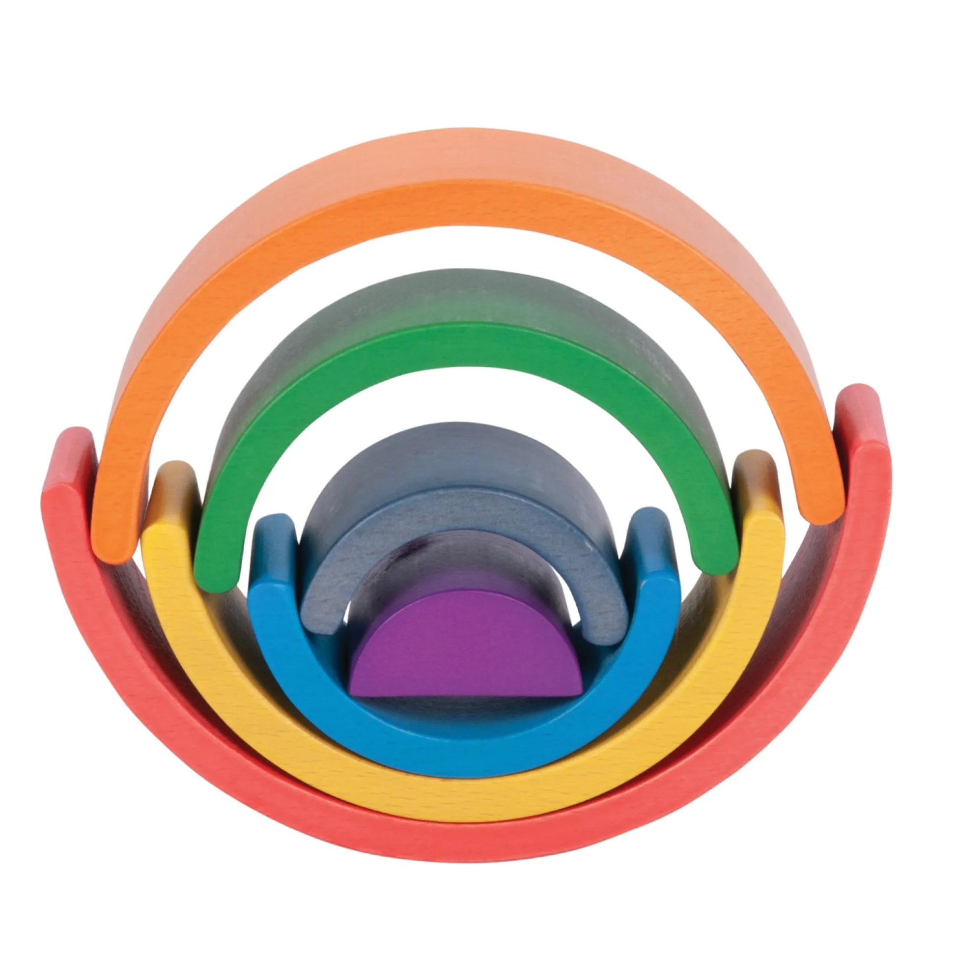 Educators Resource TickiT Wooden Rainbow Architect Arches - 7 Piece Set* Wood & Jumbo Blocks