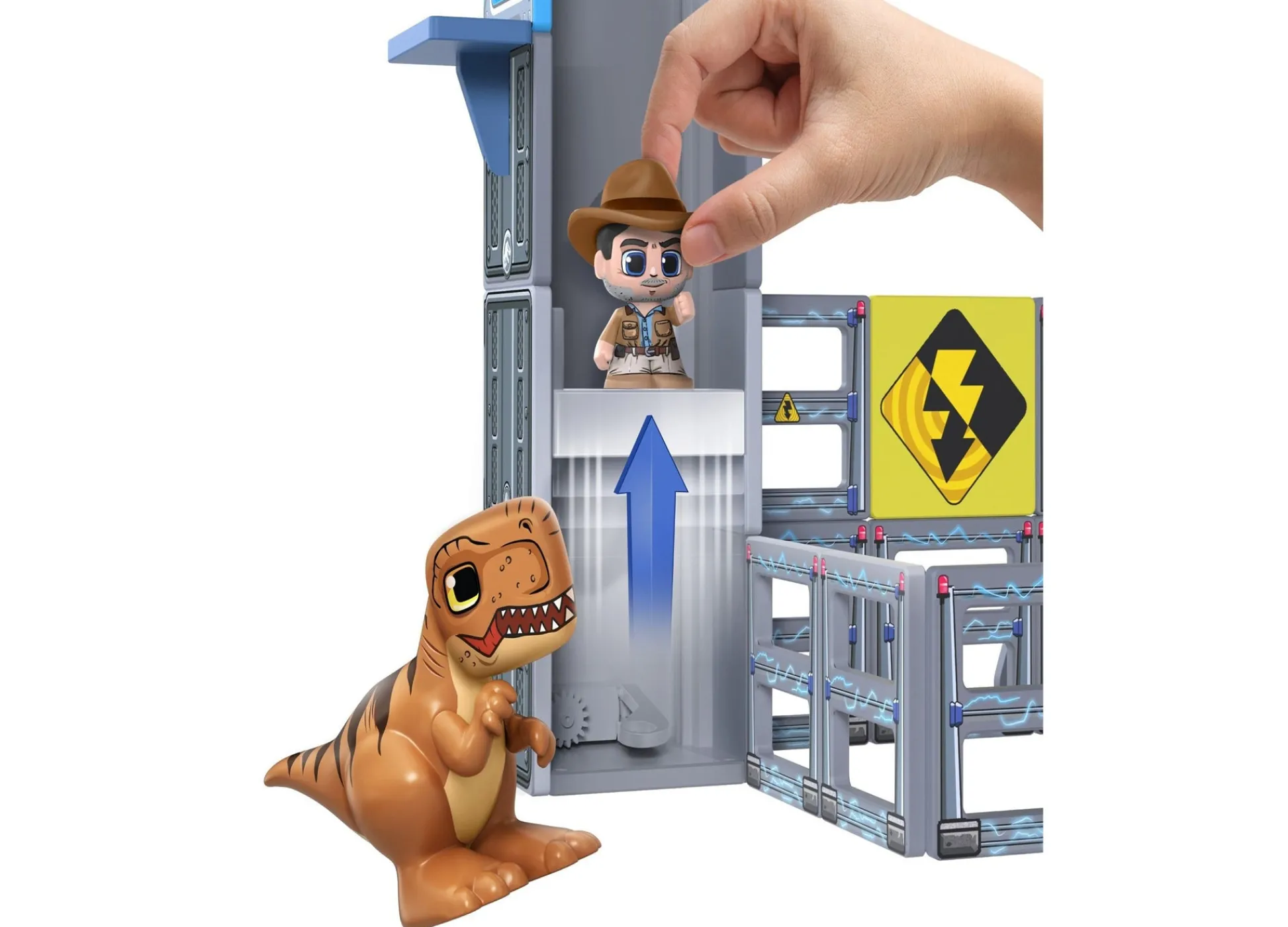 Macy's - Supplier Tile Town Jurassic World Dino Escape Magnetic Tiles Playset, 69 Piece* Lego Jurassic World|Magnetic Tiles & Building Sets