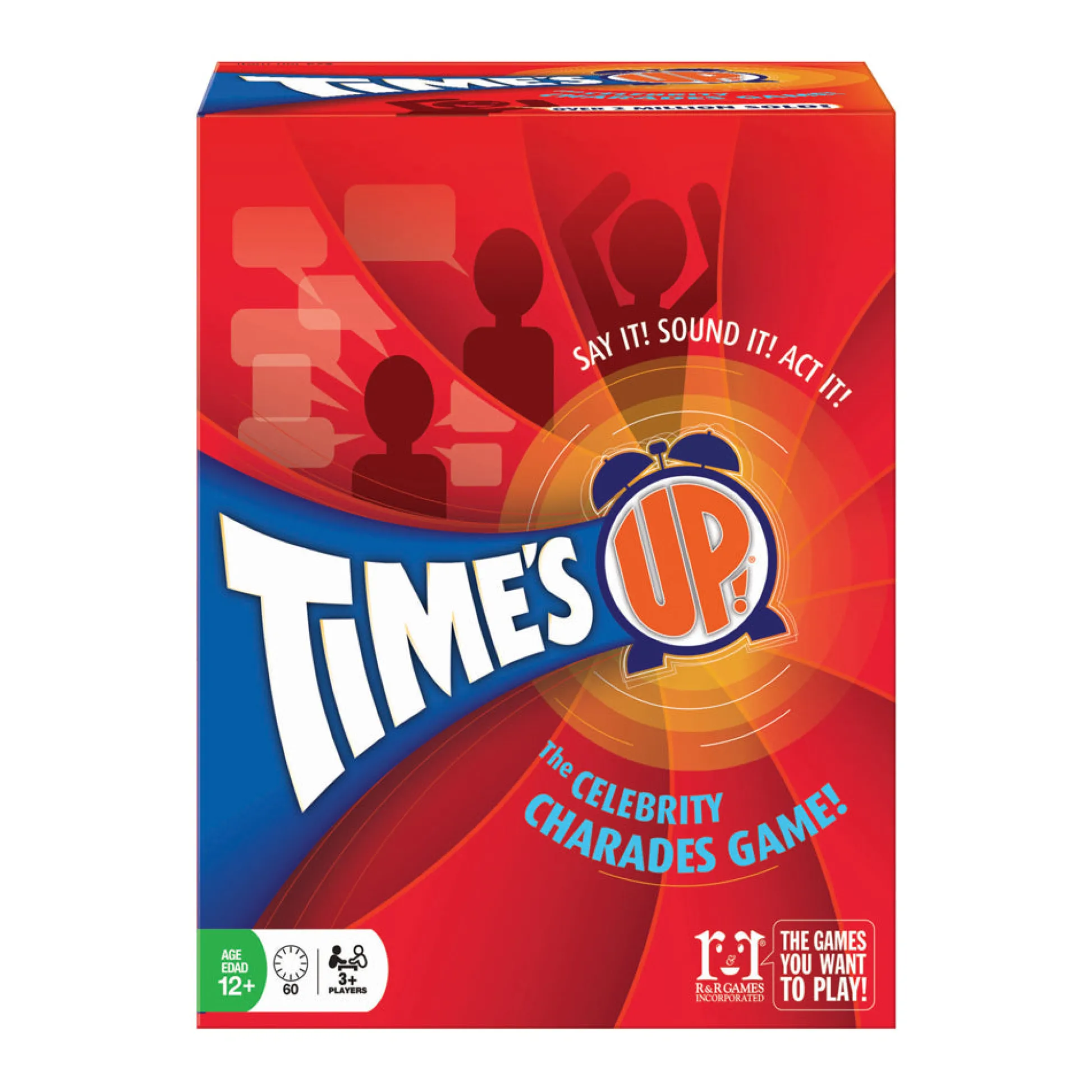 AreYouGame Time's Up! Anniversary Edition Celebrity Charades Party Game* Family & Entertainments Games|Social & Emotional Skills