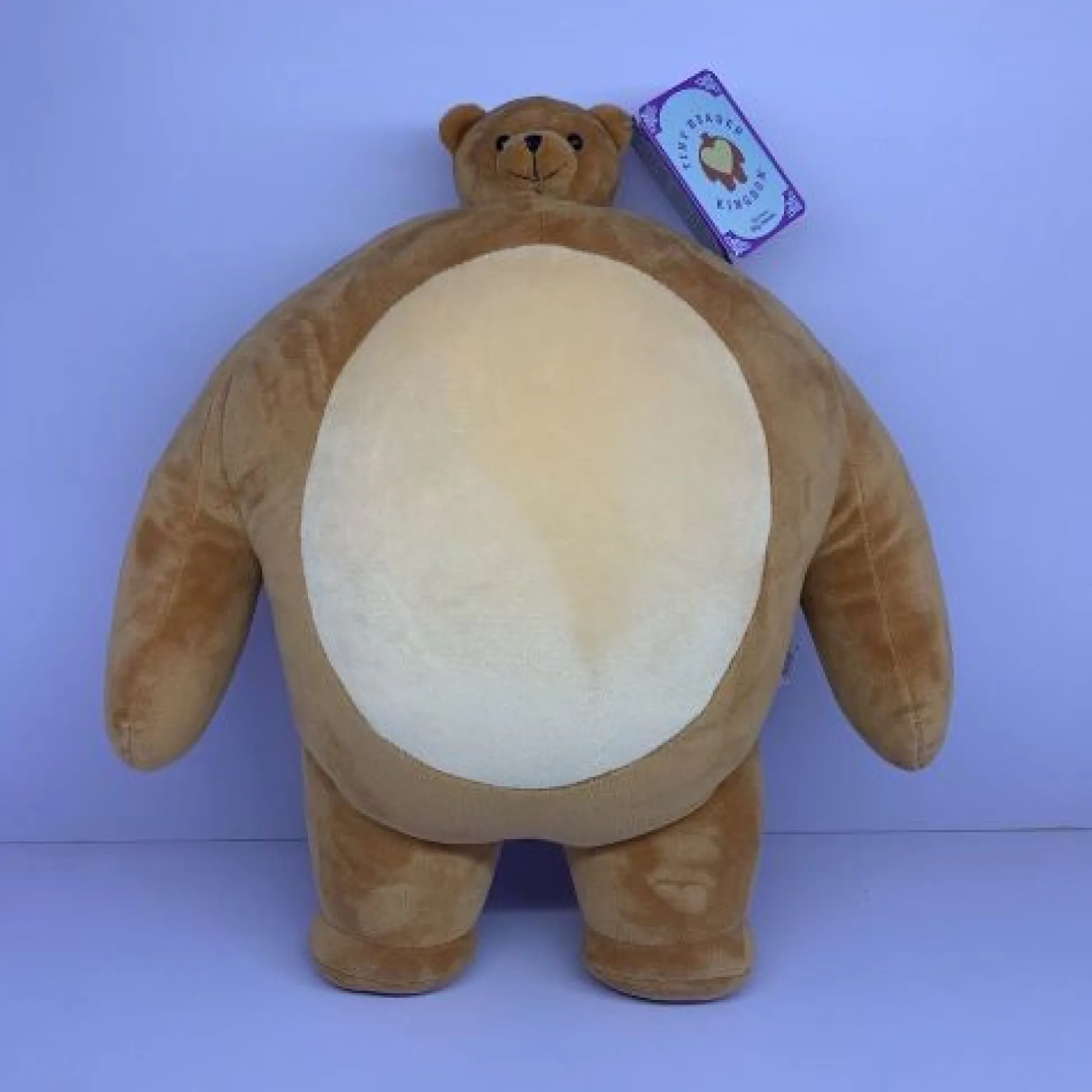 Calendar Holdings, LLC Tiny Headed Kingdom Pip 15 Inch Plush Bear - Tan and White* Social & Emotional Skills|Stuffed Animals