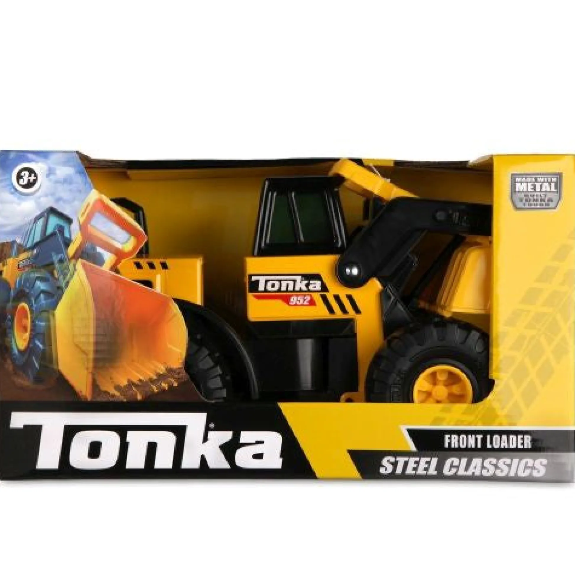 Calendar Holdings, LLC Tonka Steel Classics Front Loader - Durable Construction Toy* Farm & Construction Vehicles