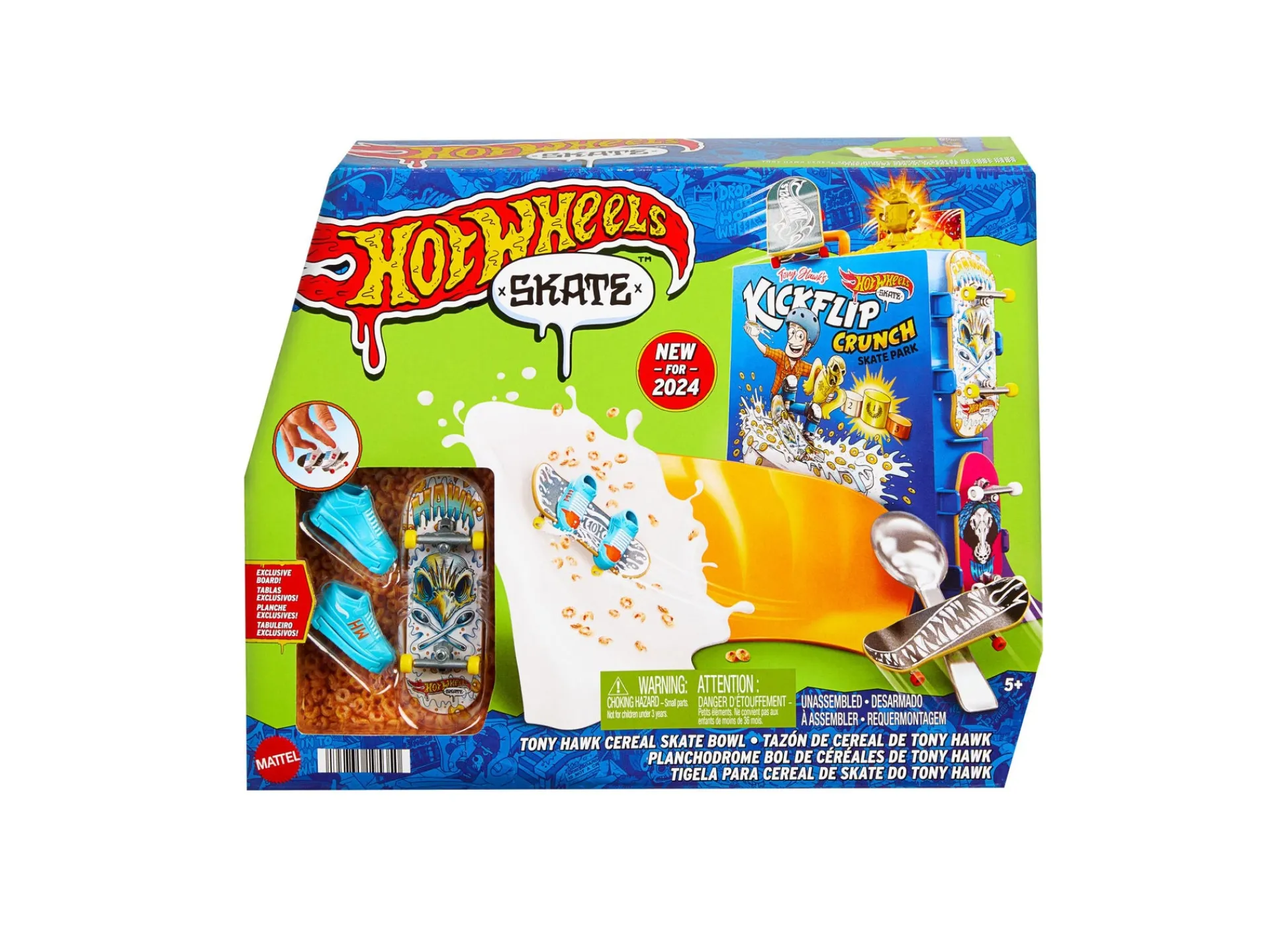 Macy's - Supplier Tony Hawk Cereal Skate Bowl Fingerboard Set with Exclusive Board* Playsets & Vehicles