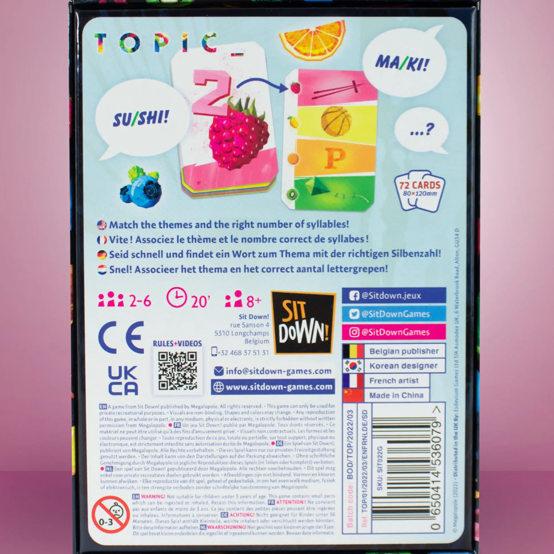 Flat River Group Topic_ Dynamic Party Word Card Game* Social & Emotional Skills|Card Games